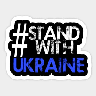 I STAND WITH UKRAINE Sticker